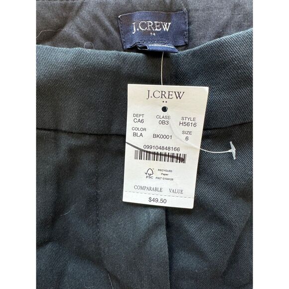 J.Crew Factory Preppy Cotton Classic 3.5" Chino Short Black NWT 6 - Picture 8 of 10